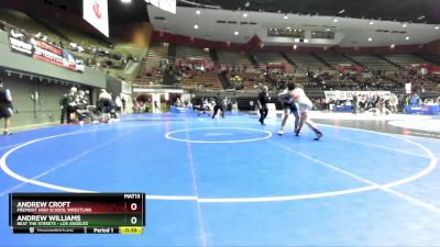 175 lbs Cons. Round 5 - Andrew Williams, Beat The Streets - Los Angeles vs Andrew Croft, Fremont High School Wrestling