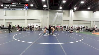 132 lbs Champ. Round 1 - Tristan Aldridge, TN vs Julio Cruz, FL