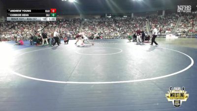 B3A-157 lbs 1st Place Match - Connor Hess, Salina vs Andrew Young, Blackwell