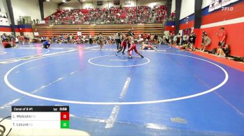 140 lbs Consi Of 8 #1 - Laquan Malcolm, Tulsa Union vs Taejon Locure, Tulsa Union