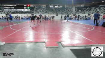 161 lbs Consi Of 8 #1 - Jacelynn Elliott, Mannford Pirate Youth Wrestling vs Yaretzy Diaz, Madill