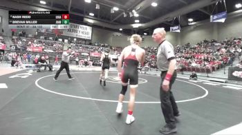 3A 132 lbs Champ. Round 1 - Brevan Miller, Juab vs Nash Redd, Logan