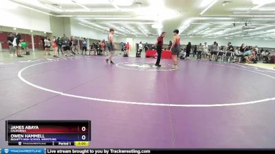 170 lbs Cons. Round 2 - James Abaya, California vs Owen Hammell, Righetti High School Wrestling