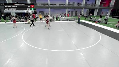 JR BOYS HARD LUCK - 152-155 Champ. Round 3 - Max Martens, Grand Forks Gladiators Wrestling Club vs William Baker, Indiana