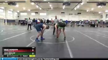 220 lbs Round 5 (6 Team) - Brad Morrison, Nauman Blue vs Zach Ballas, Mat Factory
