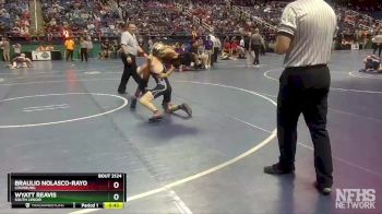 2A 120 lbs Cons. Round 1 - Braulio Nolasco-Rayo, Louisburg vs Wyatt Reavis, South Lenoir