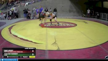 120 lbs Cons. Round 5 - Colton Hankey, COWA vs Sam Vessy, Redmond High School Wrestling