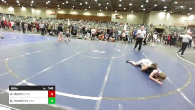 89 lbs Consi Of 8 #2 - James Masten, Spanish Springs WC vs Bradly Humphrey, Small Town Grims