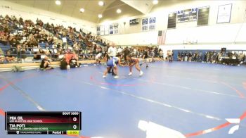 130 lbs Quarterfinal - Tia Poti, Temescal Canyon High School vs Mia Gil, Los Alamitos High School