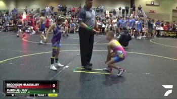 70 lbs Quarterfinals (8 Team) - Brookson Marksbury, Mi Pitbulls vs Marshall Guy, Untouchables Black