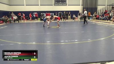 149 lbs Semifinal - Austin Parker, Thiel College vs Nicholas Reeping, Washington & Jefferson