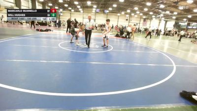 105 lbs Semifinal - Marcarlo Mannello, NY vs Will Hughes, GA
