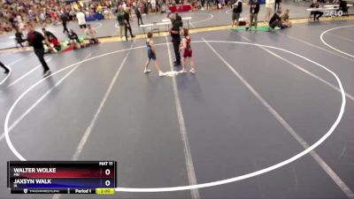 74 lbs Cons. Round 3 - Walter Wolke, MN vs Jaxsyn Walk, IA