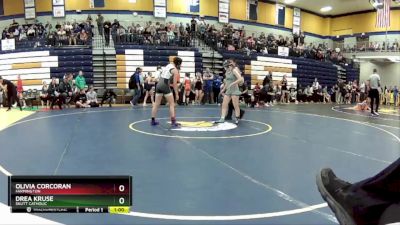 115 lbs. Cons. Round 3 - Olivia Corcoran, Farmington vs Drea Kruse, Skutt Catholic