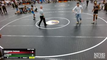 5A 126 lbs Quarterfinal - Brandon Thomas, Gaffney vs JJ Peace, Cane Bay