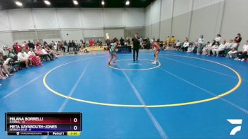 122 lbs Round 2 (8 Team) - Milana Borrelli, Florida vs Meta Xayabouth-jones, Georgia Blue