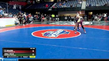 4A-120 lbs Quarterfinal - Areli Celis, Southeast Whitfield vs Ty Boldin, New Hampstead HS