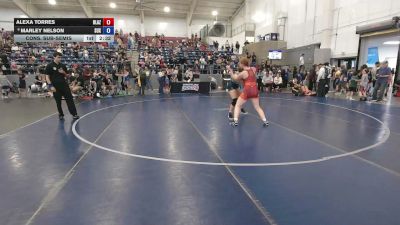 140 lbs Cons. Sub-semis - Alexa Torres, Blazers vs Marley Nelson, Surfside X