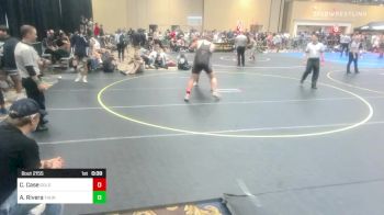 285 lbs Consi Of 8 #2 - Christian Case, Gold Rush Wr Ac vs Andrew Rivera, Thunder WC