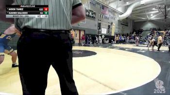 205 lbs Quarterfinal - Xavier Salcedo, Clark vs Aiden Yanez, Vacaville Wrestling Club