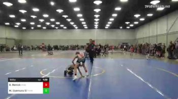 80 lbs Round Of 16 - Davin Renick, Honey Badger Wrestling Club vs Miles Uyemura Iii, Team Honey Badgers