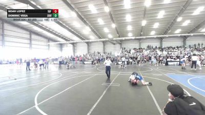 82 lbs Rr Rnd 3 - Noah Lopez, Top Rank Hammers vs Dominic Vega, Sentinels Wr Ac