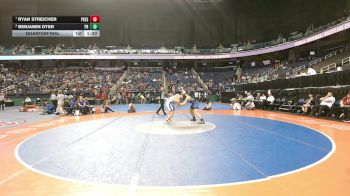 5A 190 lbs Quarterfinal - Ryan Streicher, Person vs Benjamin Dyer, Parkwood High School