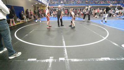 110 lbs Quarterfinal - Easton Seago, Owasso Takedown Club vs Dagger Rooks, Webb City Youth Wrestling