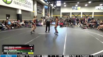 100 lbs Round 2 (4 Team) - Jada Mingus-Alfaro, Chasing Titles vs Riley Rosseter, Nebraska Wrestling Academy
