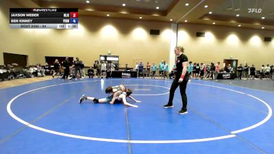 94 lbs Cons. Round 2 - Jaxson Weber, New Jersey vs Ben Kinney, Pennsylvania