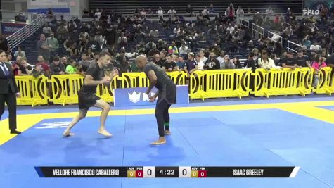 Isaac Greeley vs Vellore Francisco Caballero 2025 Pan IBJJF Jiu-Jitsu No-Gi Championship