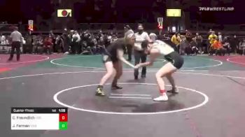 155 lbs Quarterfinal - Cassandra Freundlich, Legends Of Gold vs Johanna Forman, Threshold WC