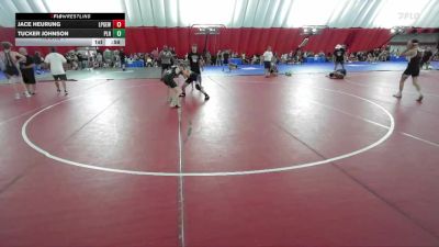 123-124 lbs Round 1 - Tucker Johnson, Pequot Lakes/Pine River-Backus vs Jace Heurung, Long Prairie Grey Eagle-Browerville Wolves