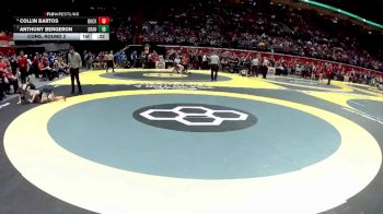 D2-106 lbs Cons. Round 2 - Anthony Bergeron, Granville vs Collin Bartos, Buckeye