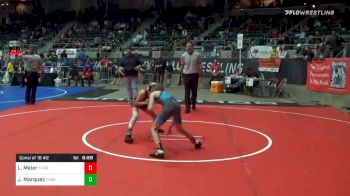 67 lbs Consolation - Lucas Meier, Thoroughbred Wrestling Academy vs Jonathan Marquez, Toss Em Up