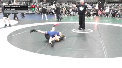 49 lbs Rr Rnd 5 - Brooks Giberson, Marlton Chiefs - ESC vs Wyatt Gant, Cunliffes Corner Black - ESC