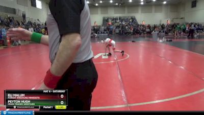 65 lbs Quarterfinal - Peyton Hugh, Crass Trained Wrestling vs Eli Malum, Pursuit Wrestling Minnesota