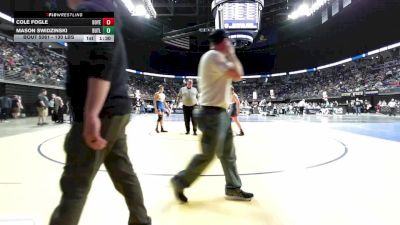 130 lbs Round Of 32 - Cole Fogle, Boyertown vs Mason Swidzinski, Butler