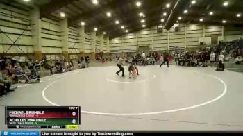 59 lbs Semis & Wb (16 Team) - ACHILLES MARTINEZ, West Coast Riders vs Michael Brumble, Warriors Of Christ