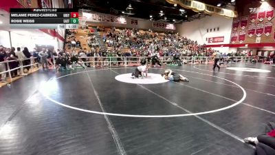 115 lbs Champ. Round 1 - Melanie Perez-Cabrera, Greybull/Riverside vs Rosie Weiss, Cheyenne East