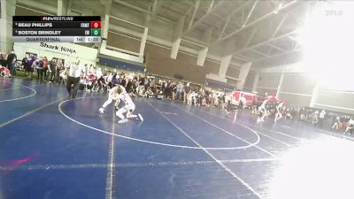 90 lbs Quarterfinal - Beau Phillips, Northside Wrestling Club vs Boston Brindley, Elite Wrestling