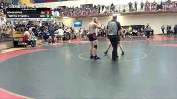 190 lbs Quarterfinal - Bohdi Jones, Sprague vs Devon Sturgell, Warrenton