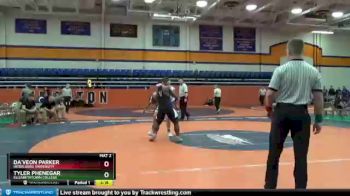 197 lbs Cons. Round 2 - Da`veon Parker, Heidelberg University vs Tyler Phenegar, Elizabethtown College