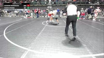 175 lbs Round Of 16 - Jackson DeGennaro, Manalapan vs Hasan Stokes, MSO Cougar