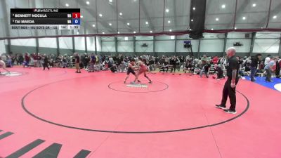 16U Boys GR - 132 lbs Champ. Round 2 - Bennett Nocula, WA vs Tai Maeda, WA