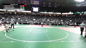 96 lbs Champ. Round 2 - Christian Bushy, BEASTA vs Sebastian Cain, Unattached