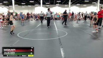 56 lbs Round 1 (4 Team) - Easton Smith, Mat Warriors Red vs Colvin Smith, U2 Upstate Uprising
