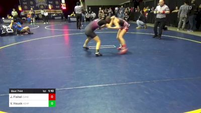 95 lbs Round Of 16 - Jocelyn Fishel, Cumberland Valley vs Vanessa Houck, Hempfield