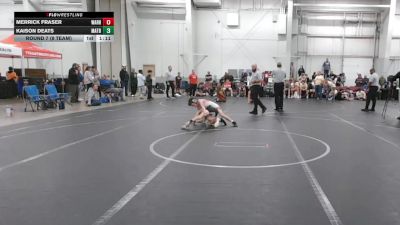 72 lbs Round 7 (8 Team) - Merrick Fraser, Warhawks vs Kaison Deats, Mat Assassins Black