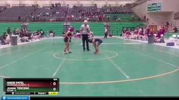 100 lbs 2nd Wrestleback (8 Team) - Aneri Patel, Woodward Academy vs Juana Tercero, Gilmer